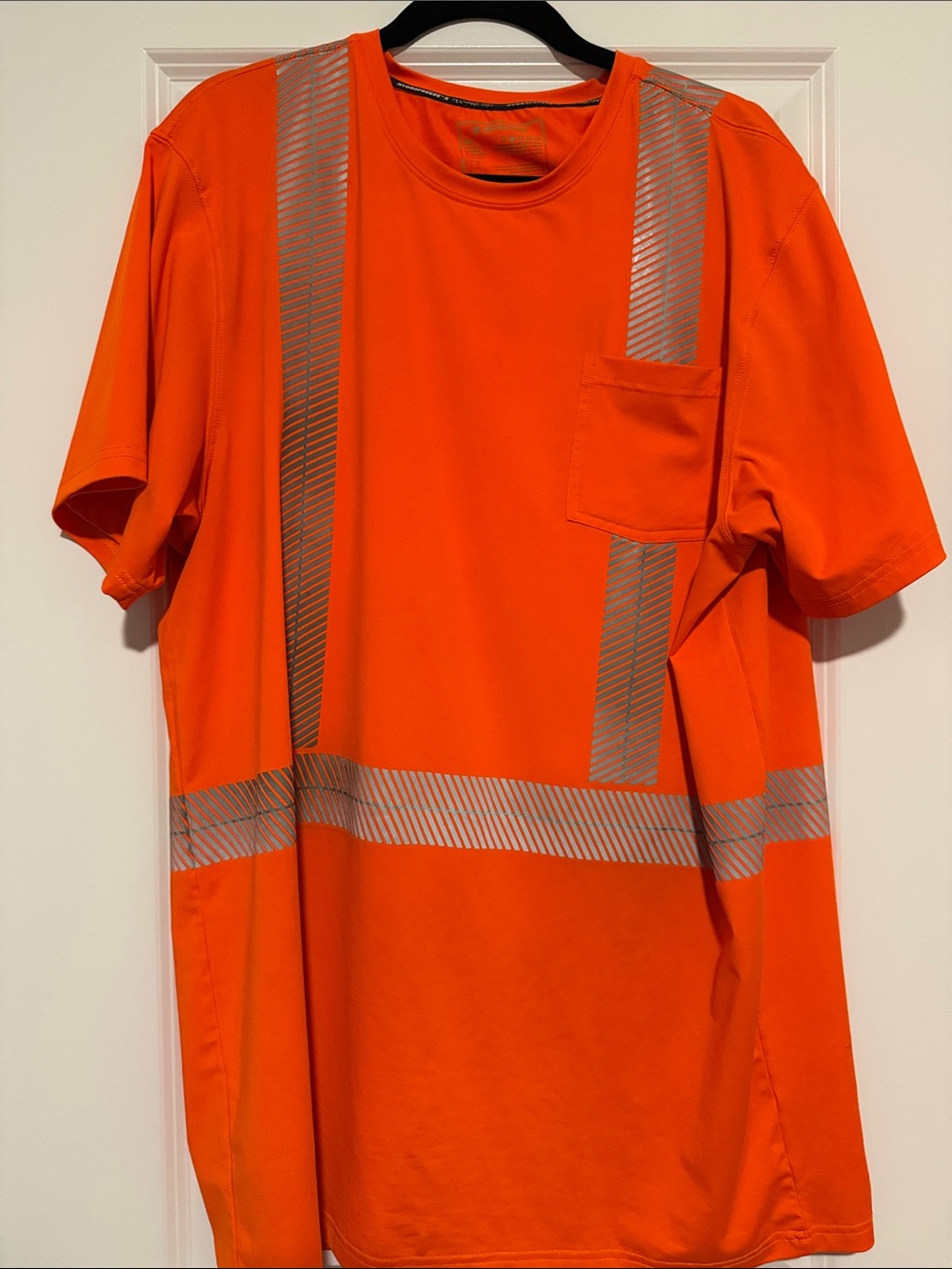 Arctic Cool High-Visibility Orange Safety Pocket T-Shirt for Men